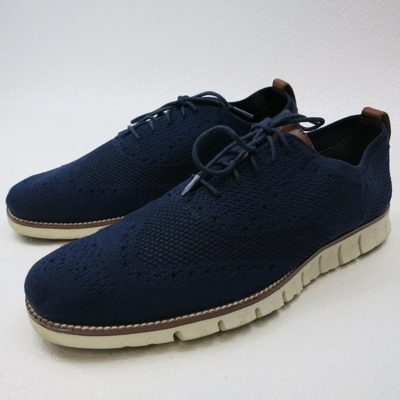 Cole Haan Men's 2.ZERØGRAND Wingtip Breathable Fabric Casual Oxford Shoes 12 M - Picture 1 of 8